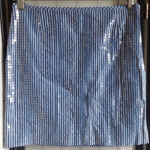NWT Michael Kors Women's Size 8 Blue & White Skirt